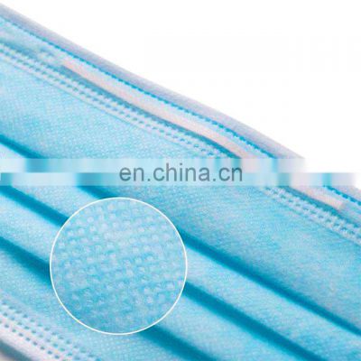 Wholesale Disposable surgical mascarilla quirurgica azul 3ply face mask  low price medical facial mask