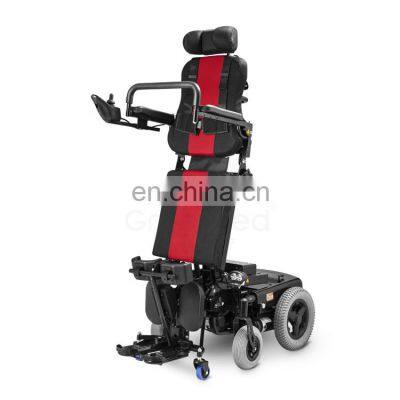 FS129 Knee Support Aluminum Luxury Power Standing Electric Wheelchair for Disabled People photo-2