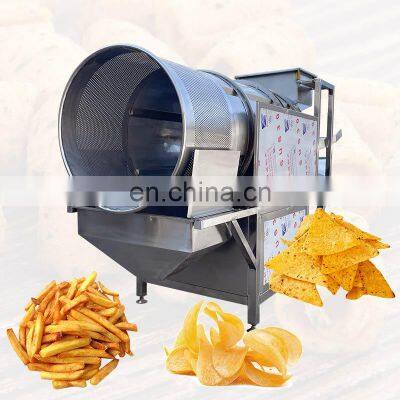 Electric Octagonal Mixer Snack Potato Chip Popcorn Vending Commercial Automatic Flavor Machine