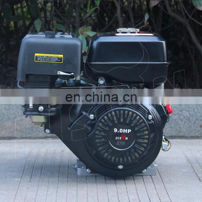 BISON(CHINA) electric start ohv 4 stroke air cooled gasoline engine 177f 9hp with clutch