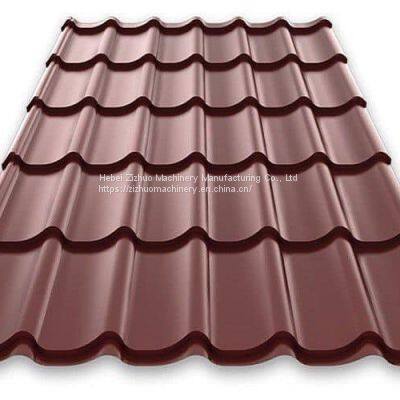 Galvanized Steel Monterrey Roofing Making Step Tile Roof Deck Sheet Plate Glazed Tile Cold Roll Forming Machine Price