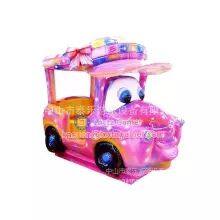 Guangdong Zhongshan Tai Le Play Children Indoor and Outdoor Video Games Coin-operated Self-service Rocker Rocking Machine Glass Steel Game Screen Large Rocker Pink photo-2