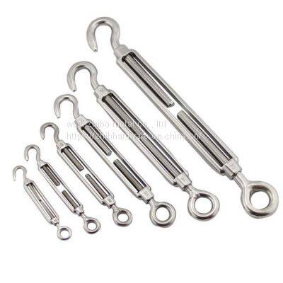 304/316 Stainless steel European open body turnbuckle(book&eye)