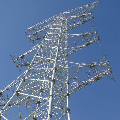 Power Tower of DIP Galvanized Steel Electricity Electric Transmission Towers Galvanized Lattice Steel Tower