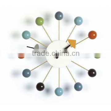 designer wall clock Mulit Coloured Ball Clcok wall clocks for bedroom