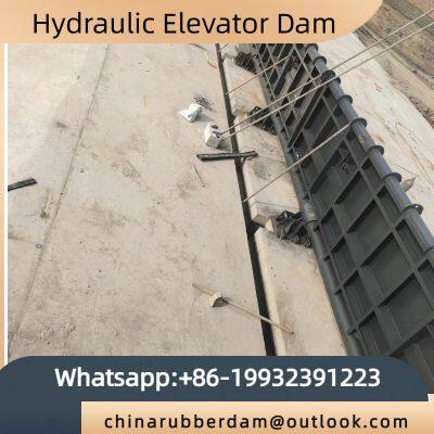 Landscape hydraulic lifting dam hydraulic steel lifting dam price