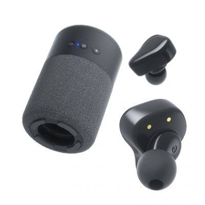 New Arrivals 2 in 1 TWS Earphone Headset Audio Outdoor Sports Subwoofer Amplifier Portable Wireless Speaker