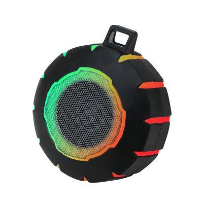 led light wireless mini portable audio shower waterproof bluetooth speaker