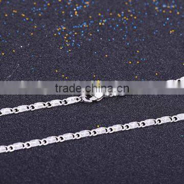 2015 Funky Chains Rhodium Plated Brass Diamond Cut Chain Necklace Jewellery photo-4