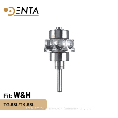 W8 Dental High Speed Handpiece Turbine Cartridge Rotor Fit W&H TG-98L/TK-98L Push Button Handpiece Ceramic Bearing Cartridge