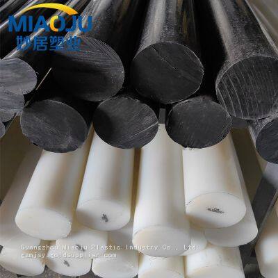 Wholesale POM rods (polyoxymethylene). Available in white and black colors. Direct sales from the factory. Can be cut into small pieces and processed according to custom requirements.