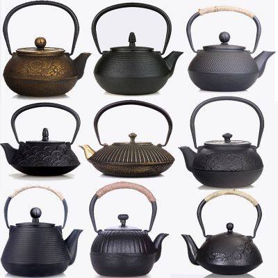 800ml Free Handmade Samovar Cast Red Mini Iron Teapot Cast Iron Kettle Teapot Tea Set Rom Clay Ename photo-5