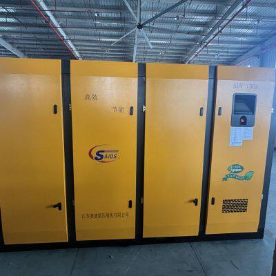 SLV Series Low Pressure Screw Air Compressor 0.3-0.5MPa for Textile Industry