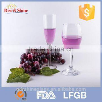 Wholesale high quality Long stem wine glass/red wine glass