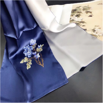 Embroidered Long Scarf photo-2