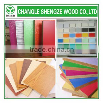 Good quality Standard melamine MDF board size from China manufacturer