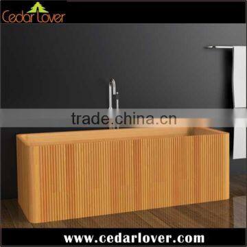 wood price portable square bathtub