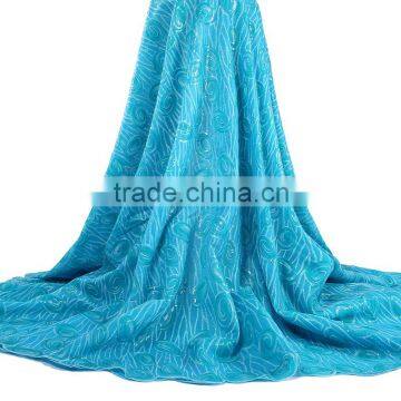 Mitaloo MOG0187 Good Quality Silk Lace African Double Organza Lace Swiss Organza Lace