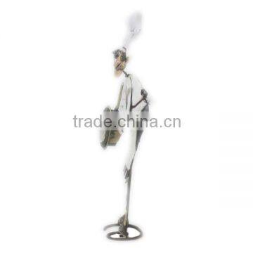 Metal Funny Chef Staue Art Clock photo-3