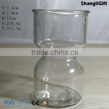 300ml Sand Clock Shape Glass Vase