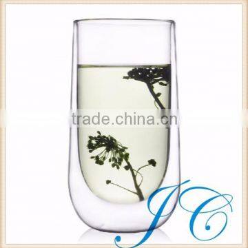 2016 Creative design double-wall water glass for tea