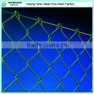 1.00mm height 50*50mm Resitor rolled fence pvc coating Chain-link Fencing