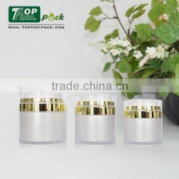 Popular 15g 30g 50g Plastic Airless Cream Jar for Moisturizer, Whitening Bottle