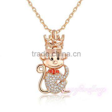 Wholesale latest design saudi gold jewelry stone women necklace