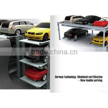 Two levels double deck Vertical lift parking system