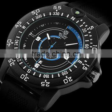 2015 New Black Military Army Men's Watches MR080 In Stock