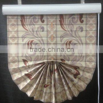 Qingmiao Popular Printed Roman Fan-shaped Roller Blinds