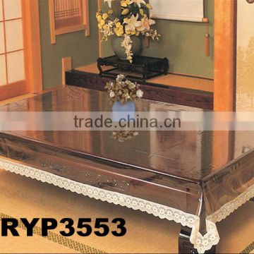 RYP3553 Table protected with ribbon lace