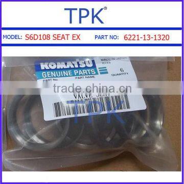 Komatsu S6D108 VALVE SEAT, EXHAUST, 6221-11-1320