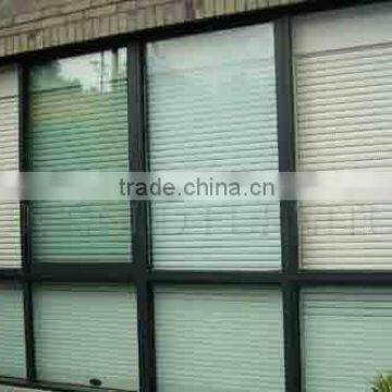 Latest Model Double Glass Partition Sound Proof Partition Wall With Blind Curtain Inside ( SZ-WSP358) photo-3