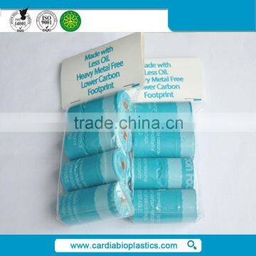 Customized printing popular degradable plastic pet poop bags