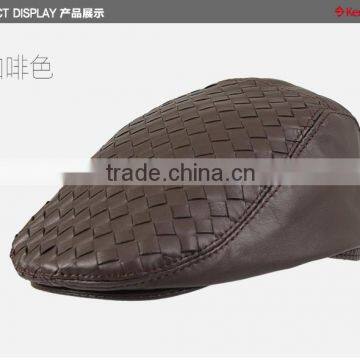 Fashion male high quality plain custom peaked cap for sale