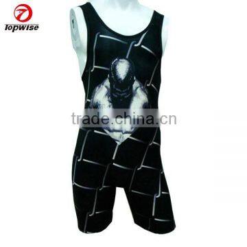 Printed Lycra Unisex Wholesale Wrestling Sports Singlet