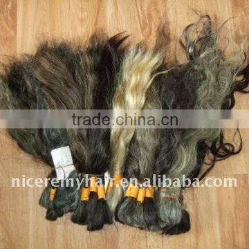 raw unprocessed virgin indian remy gray hair for sale