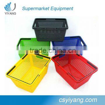 2015 plastic shopping basket for supermarket and home