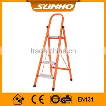 Square Tube Iron 4 Step Folding Ladder