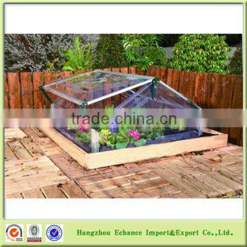 Outdoor or Indoor Double lids transparent mini green house for garden flower plant-GH2031