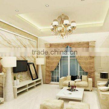 Diamand Art Glass Wall Home Wall , Elegant TV Background Wall Glass photo-6