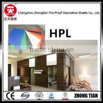 2-25mm thick fireproof compact laminate panel hpl panel Decorative High-Pressure Laminates