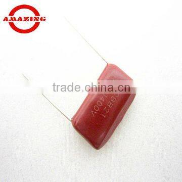 polypropylene film cap /CBB21 0.22uf 160vdc china capacitor manufacture