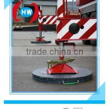 Black jack pad/impact resistance crane lifting cantilever beam/hdpe table mat