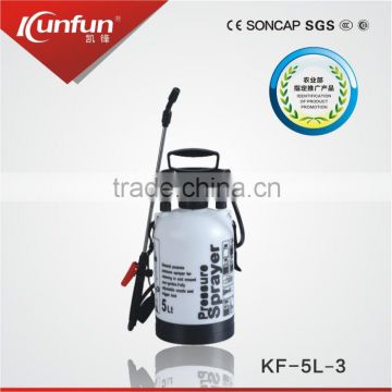 5L plastic gardern air pressure sprayer