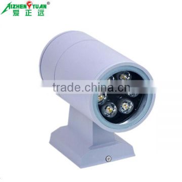 Die cast aluminum tempered glass ip54 outdoor led wall light 6W