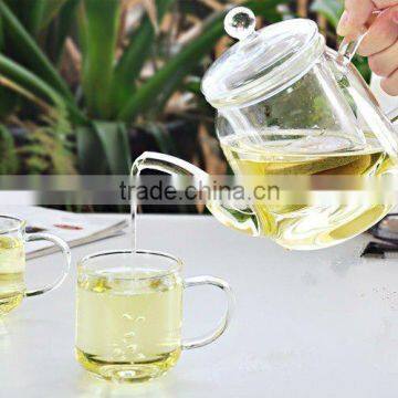 Popular best selling Handmade process pyrex glass tea pot set of gift ideas
