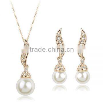 zircon jewelry set,18k gold,buy direct from china factory