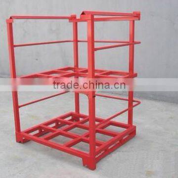 Factory tire rack metal logistic storage stacking shelf